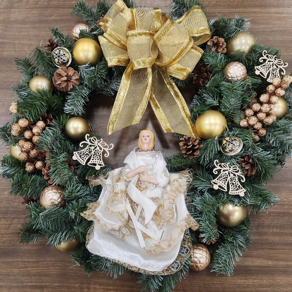 HARK THE HERALD ANGELS SING Christmas Wreath